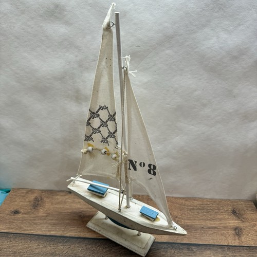 Deko segelboot holz maritim - deko,