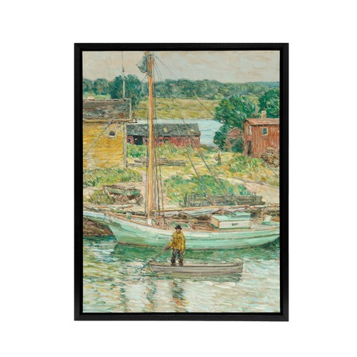 Oyster sloop sailboat cos - sailboat, in