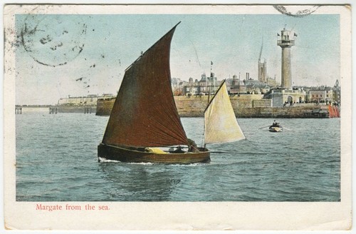 Margate vom meer segelboot - meer,,