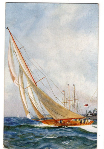 Yacht astra bermudian rigged - yacht,