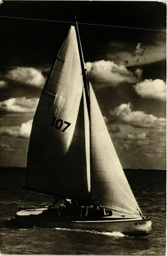 Cpa balaton sailboat hungary - cpa,