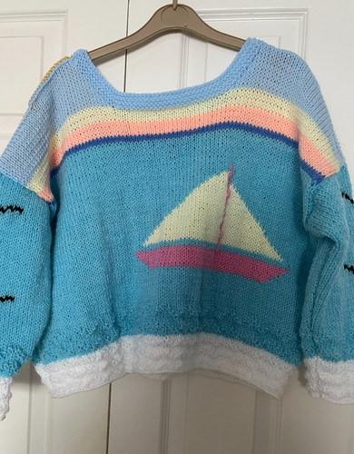 Neu damen handgestrickt wende - neu,