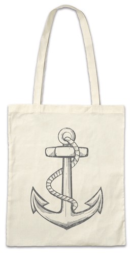 Anchor stofftasche - i,