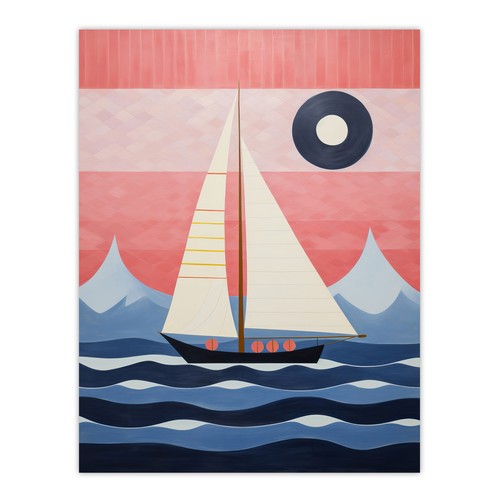 Setting sail sailboat mountain - setting,
