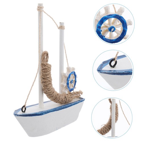Assorted color wooden sailboat - wooden,