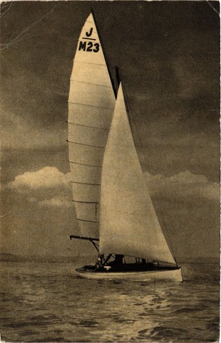Cpa balaton sailboat hungary - cpa,