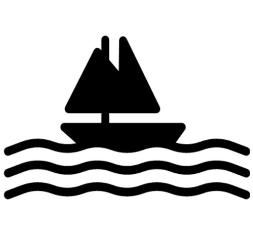 Segelboot vinyl aufkleber - segelboot,