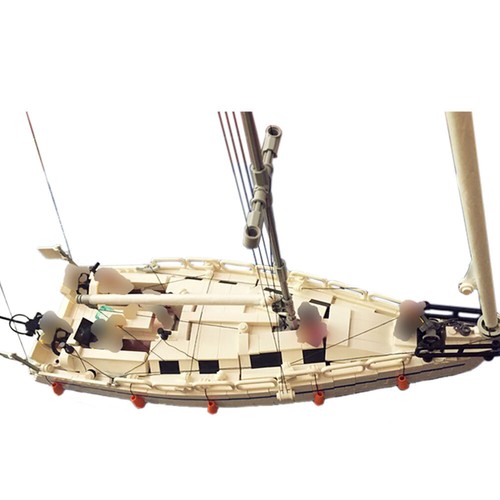 White sailboat model display - model,