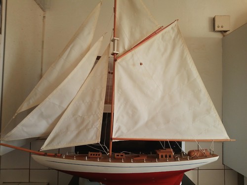 Segelboot modell - modell, (wachsam)