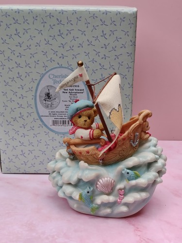 Cherished teddies segelboot - cherished,